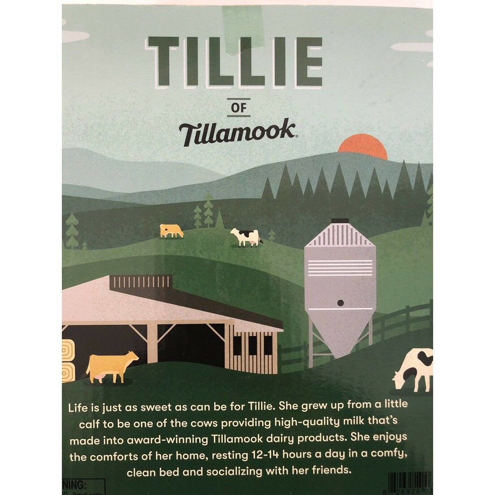 Tillie From Tillamook Advertising Mascot Cow Rubber Toy Dairy Oregon - Picture 6 of 6